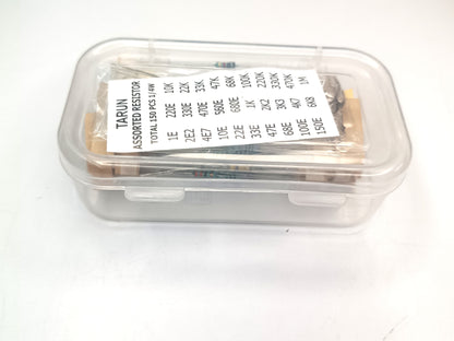 Mix resistor Box - 150 Values - 1/4 watt