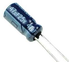 47uF/25V TH Electrolytic Capacitor - Pack Of 5