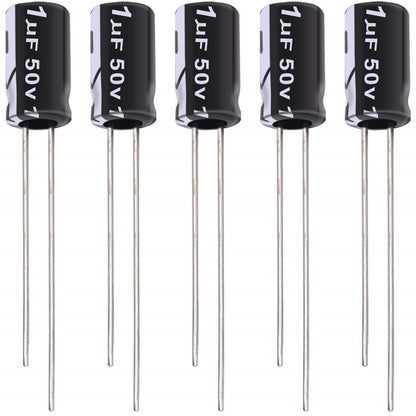 1uf 50V TH Electrolytic Capacitor - Pack Of 5