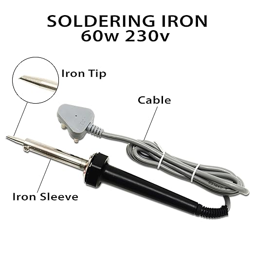 60W Soldering Iron with Plastic Wire